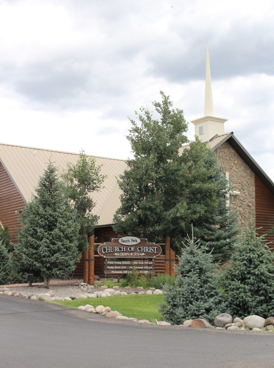 Our church building in South Fork, CO